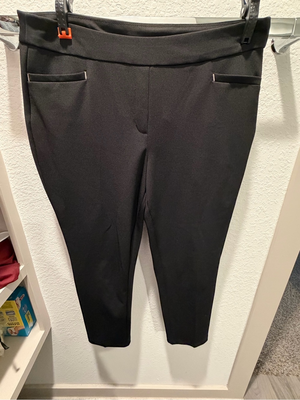 Cato Black Pull-On Ankle Dress Pants Women’s Large